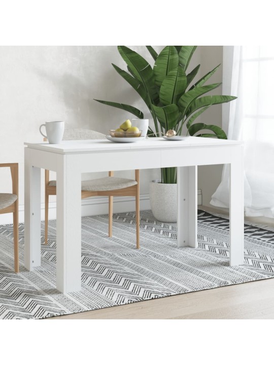 Jídelní stůl bílý 120 x 60 x 76 cm kompozitní dřevo