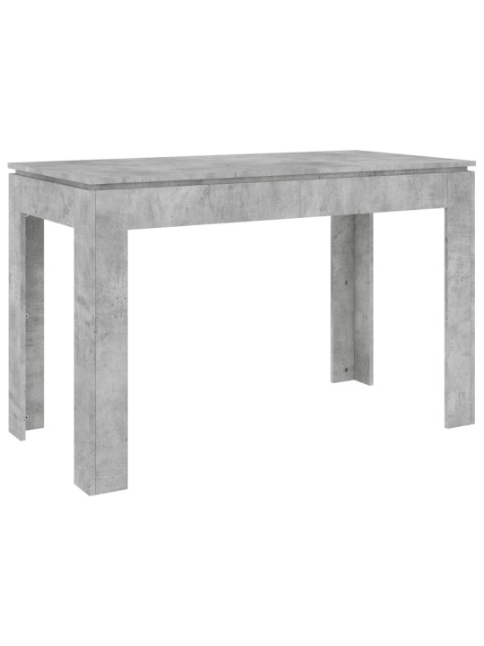 Jídelní stůl betonově šedý 120 x 60 x 76 cm kompozitní dřevo