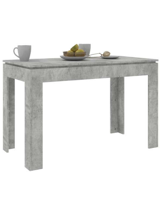 Jídelní stůl betonově šedý 120 x 60 x 76 cm kompozitní dřevo
