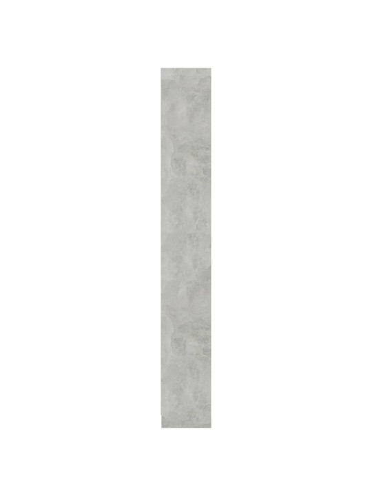 5patrová knihovna betonově šedá 40x24x175 cm kompozitní dřevo