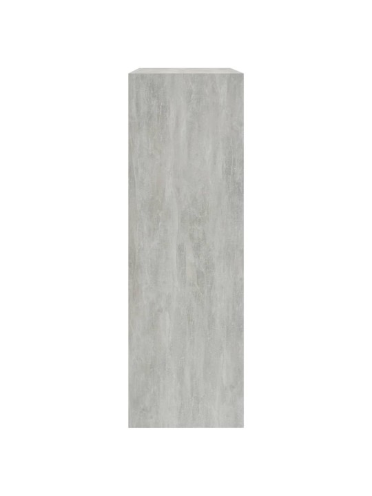 Knihovna betonově šedá 60 x 24 x 76 cm kompozitní dřevo