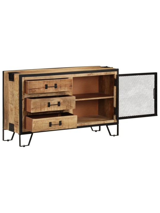 Příborník 100 x 31 x 60 cm masivní hrubé mangovníkové dřevo