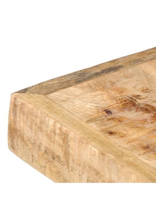 Jídelní stůl 180 x 90 x 76 cm masivní hrubé mangovníkové dřevo