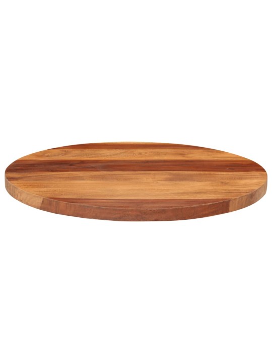 Stolní deska masivní akáciové dřevo kulatá 25–27 mm 50 cm