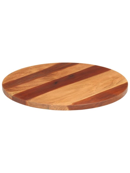 Stolní deska masivní akáciové dřevo kulatá 25–27 mm 60 cm