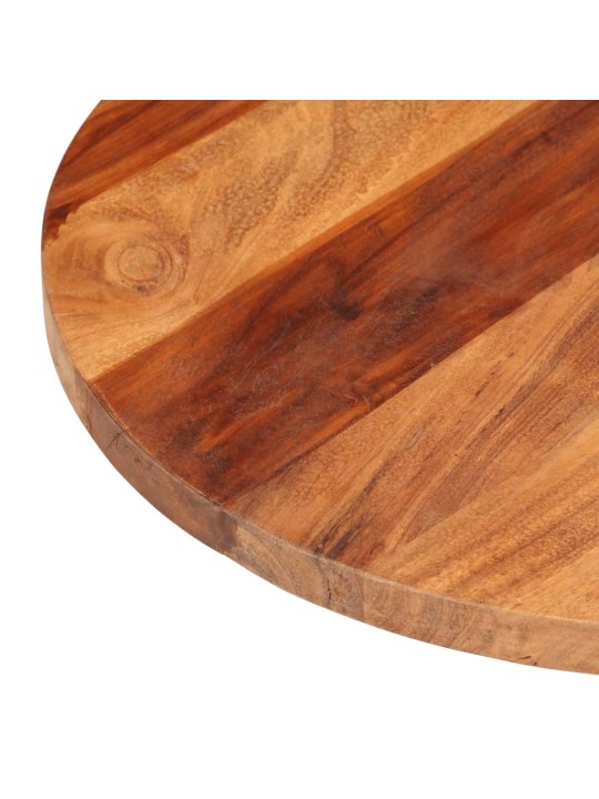 Stolní deska masivní akáciové dřevo kulatá 25–27 mm 60 cm