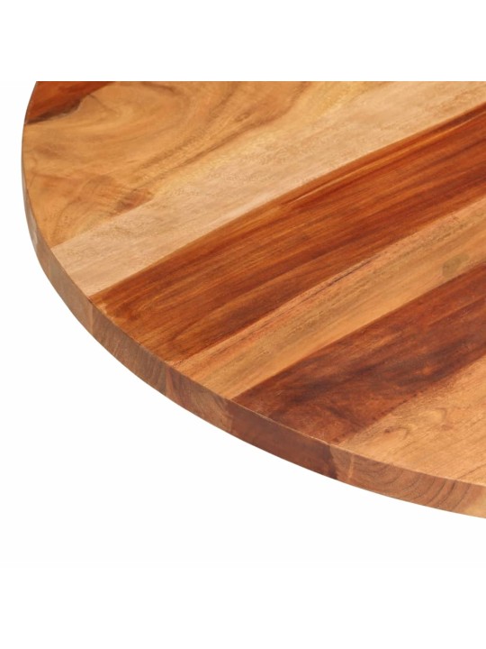 Stolní deska masivní akáciové dřevo kulatá 25–27 mm 80 cm