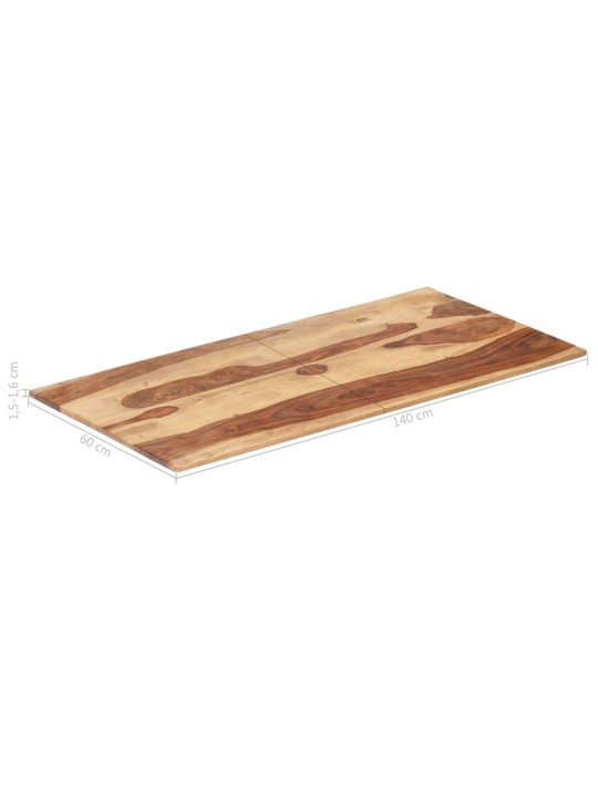 Stolní deska masivní akáciové dřevo 15–16 mm 60 x 140 cm