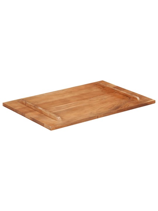 Stolní deska masivní akáciové dřevo 25–27 mm 60 x 90 cm