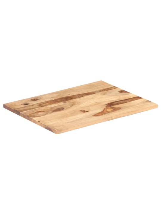 Stolní deska masivní akáciové dřevo 25–27 mm 70 x 90 cm