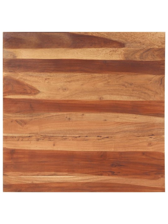 Stolní deska masivní akáciové dřevo 25–27 mm 80 x 80 cm