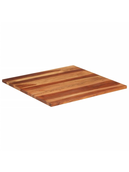 Stolní deska masivní akáciové dřevo 25–27 mm 80 x 80 cm