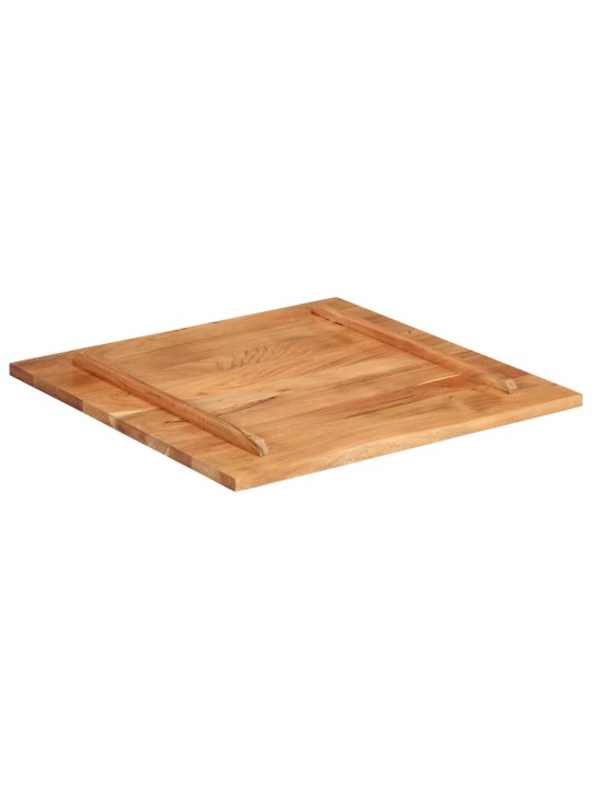Stolní deska masivní akáciové dřevo 25–27 mm 80 x 80 cm