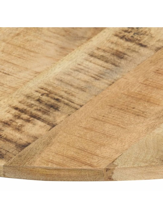 Stolní deska masivní mangovníkové dřevo kulatá 15–16 mm 70 cm