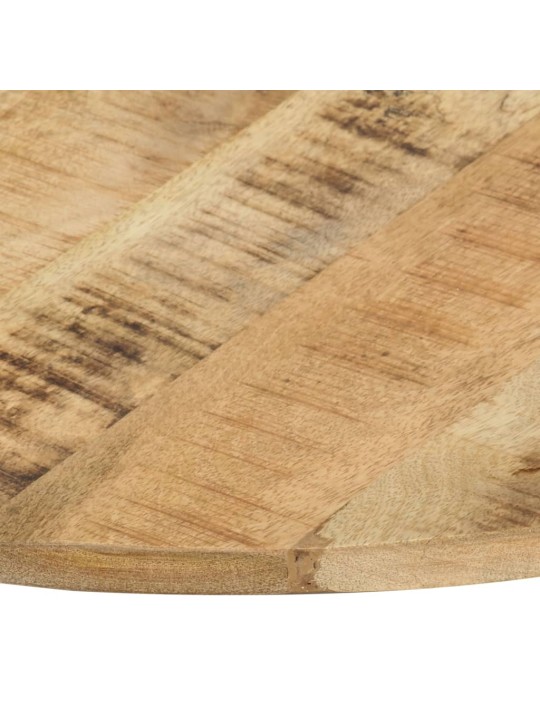 Stolní deska masivní mangovníkové dřevo kulatá 15–16 mm 80 cm