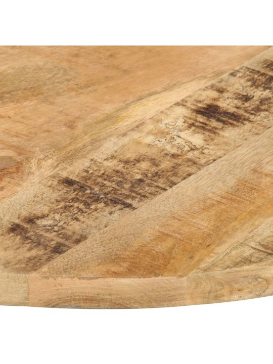 Stolní deska masivní mangovníkové dřevo kulatá 25–27 mm 70 cm
