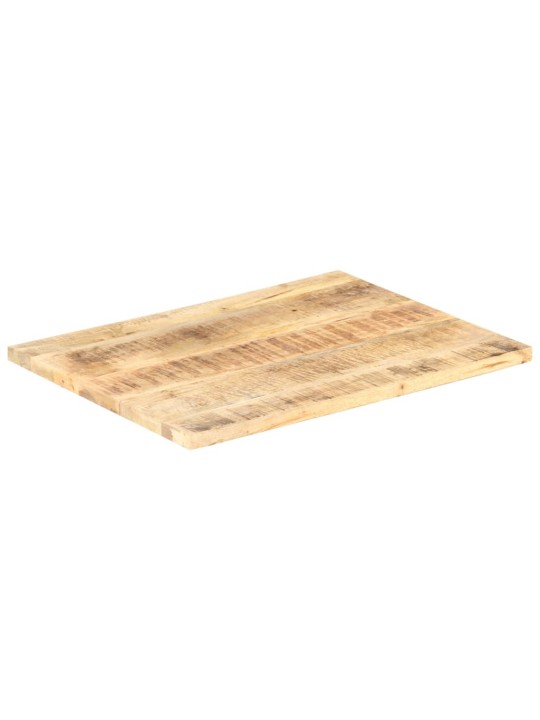 Stolní deska masivní mangovníkové dřevo 25–27 mm 70 x 60 cm