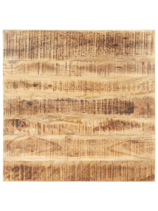 Stolní deska masivní mangovníkové dřevo 25–27 mm 80 x 80 cm