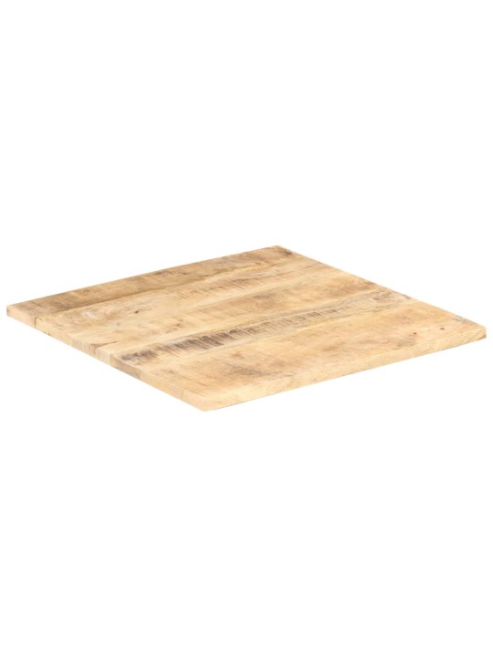 Stolní deska masivní mangovníkové dřevo 25–27 mm 80 x 80 cm
