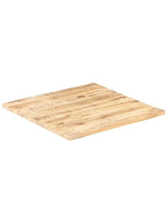 Stolní deska masivní mangovníkové dřevo 25–27 mm 80 x 80 cm