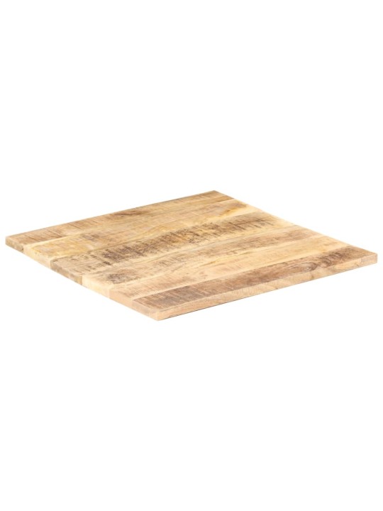 Stolní deska masivní mangovníkové dřevo 25–27 mm 80 x 80 cm