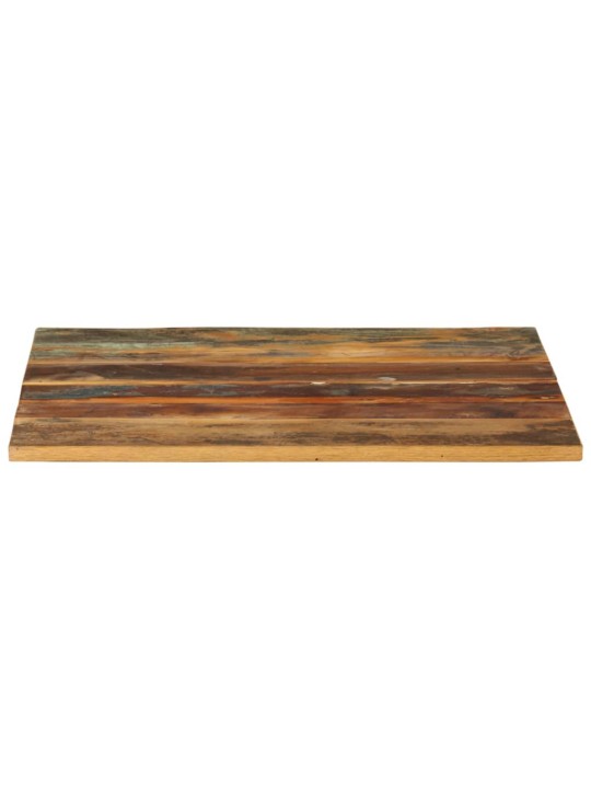 Hranatá stolní deska 60×60cm 15–16 mm masivní recyklované dřevo