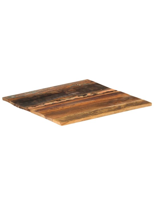 Hranatá stolní deska 60×60cm 15–16 mm masivní recyklované dřevo