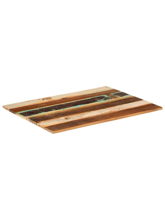 Obdélníková stolní deska 60 × 80 cm 15–16 mm recyklované dřevo