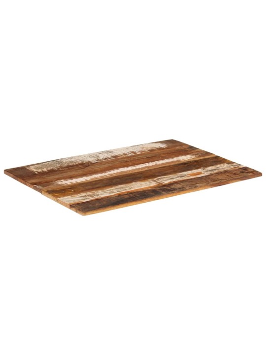 Obdélníková stolní deska 60 × 80 cm 15–16 mm recyklované dřevo
