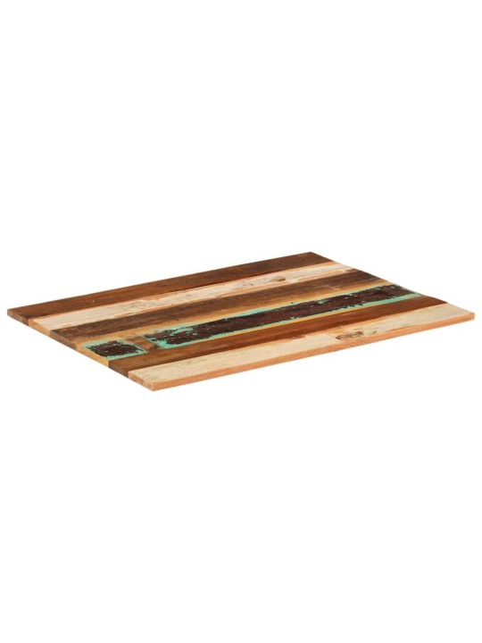 Obdélníková stolní deska 60 × 80 cm 15–16 mm recyklované dřevo