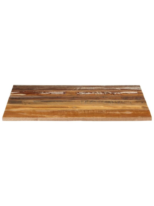 Čtvercová stolní deska 70 x 70 cm 15–16 mm recyklované dřevo