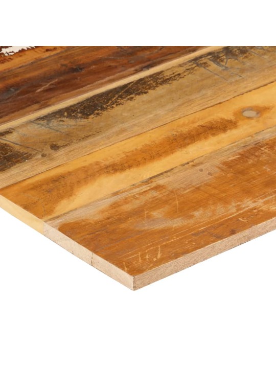 Čtvercová stolní deska 70 x 70 cm 15–16 mm recyklované dřevo