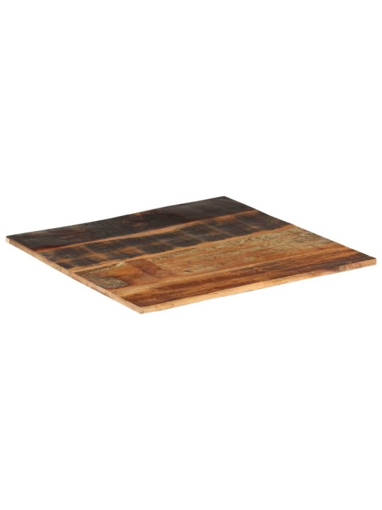 Čtvercová stolní deska 70 x 70 cm 15–16 mm recyklované dřevo