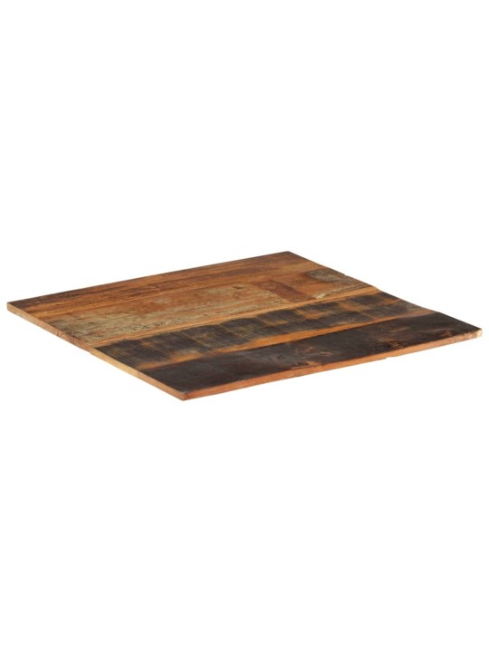 Čtvercová stolní deska 70 x 70 cm 15–16 mm recyklované dřevo