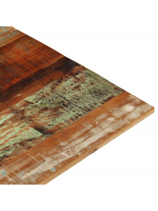 Obdélníková stolní deska 70 x 80 cm 15–16 mm recyklované dřevo