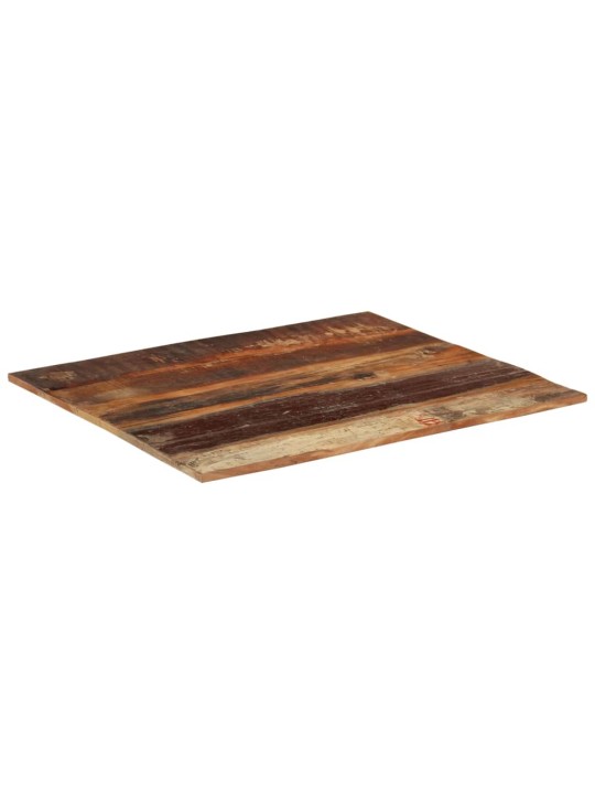 Obdélníková stolní deska 70 x 80 cm 15–16 mm recyklované dřevo