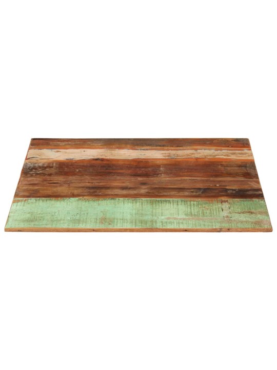 Hranatá stolní deska 80×80cm 15–16 mm masivní recyklované dřevo