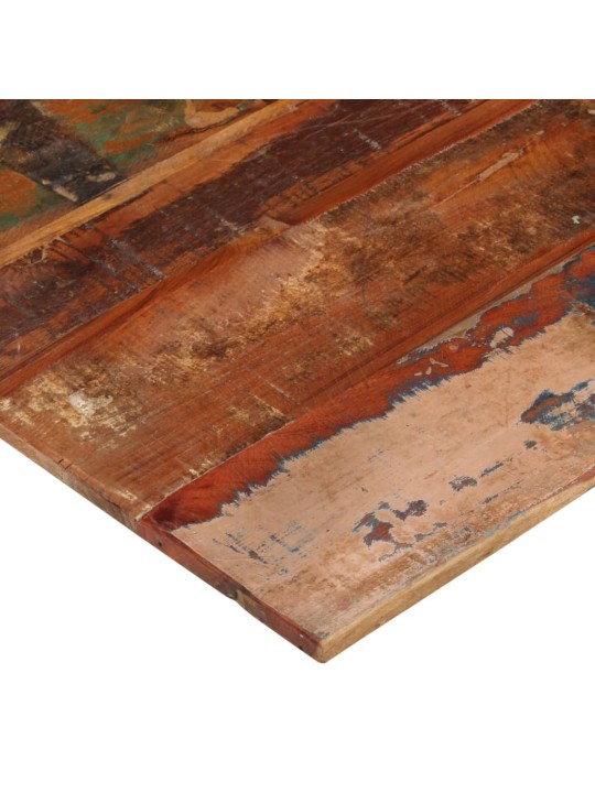 Hranatá stolní deska 80×80cm 15–16 mm masivní recyklované dřevo