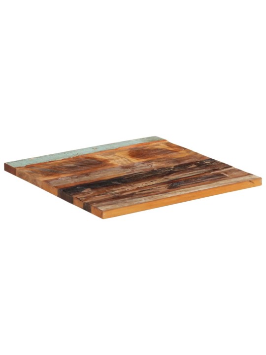 Hranatá stolní deska 60×60cm 25–27 mm masivní recyklované dřevo