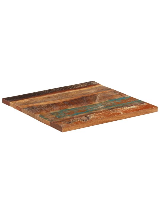 Hranatá stolní deska 60×60cm 25–27 mm masivní recyklované dřevo