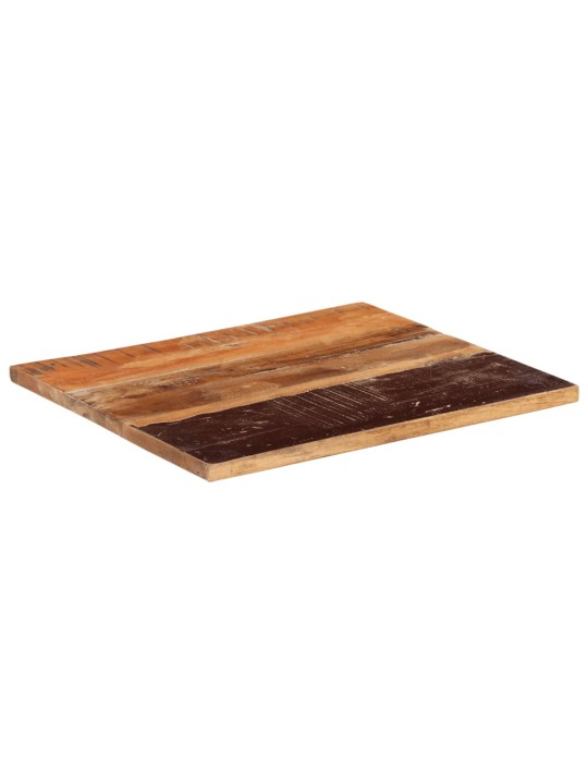 Obdélníková stolní deska 60×70 cm 25–27 mm recyklované dřevo
