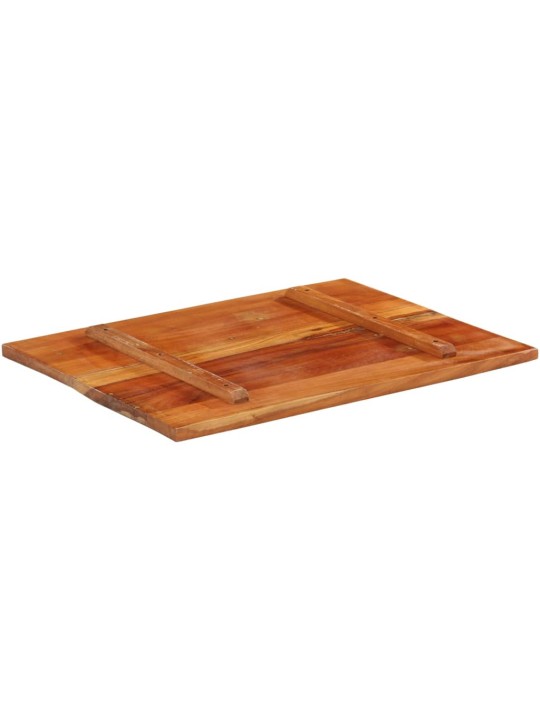 Obdélníková stolní deska 60 × 80 cm 25–27 mm recyklované dřevo