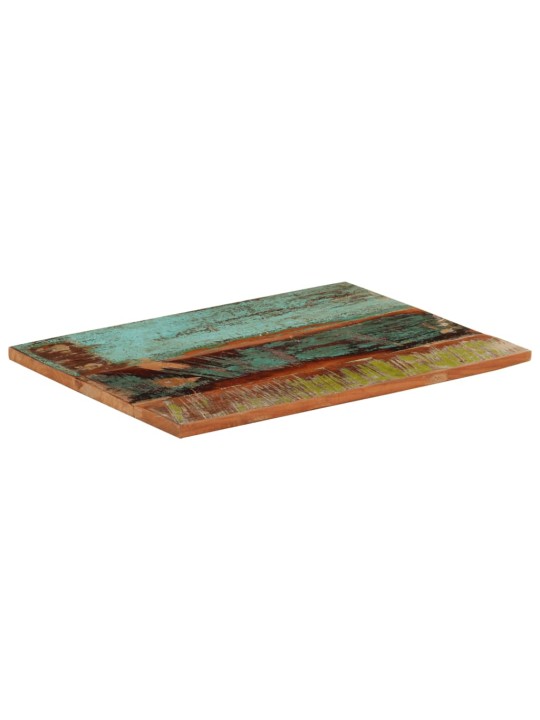 Obdélníková stolní deska 60 × 80 cm 25–27 mm recyklované dřevo