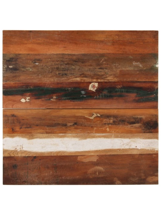 Stolní deska čtverec 70x70 cm 25–27mm masivní recyklované dřevo