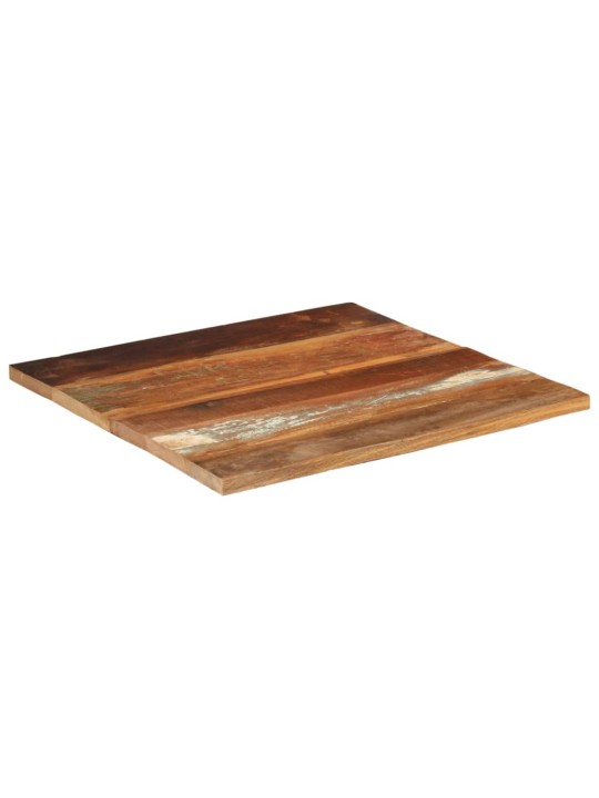Stolní deska čtverec 70x70 cm 25–27mm masivní recyklované dřevo