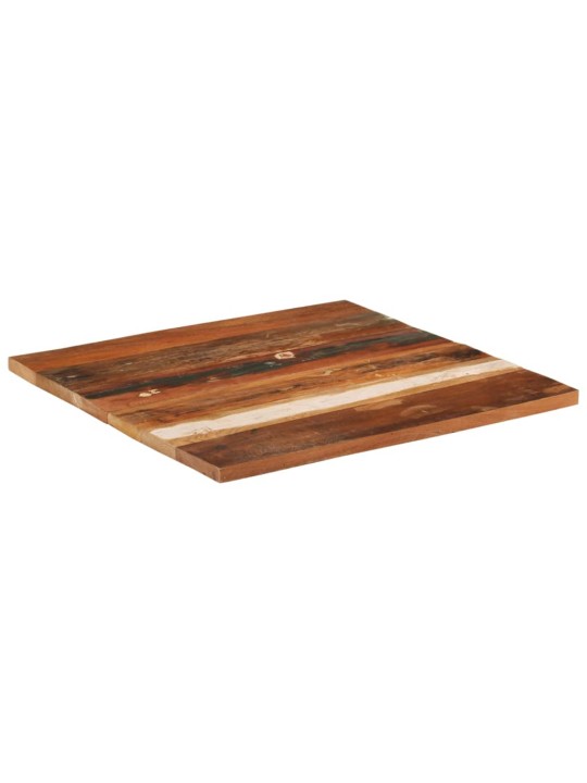 Stolní deska čtverec 70x70 cm 25–27mm masivní recyklované dřevo
