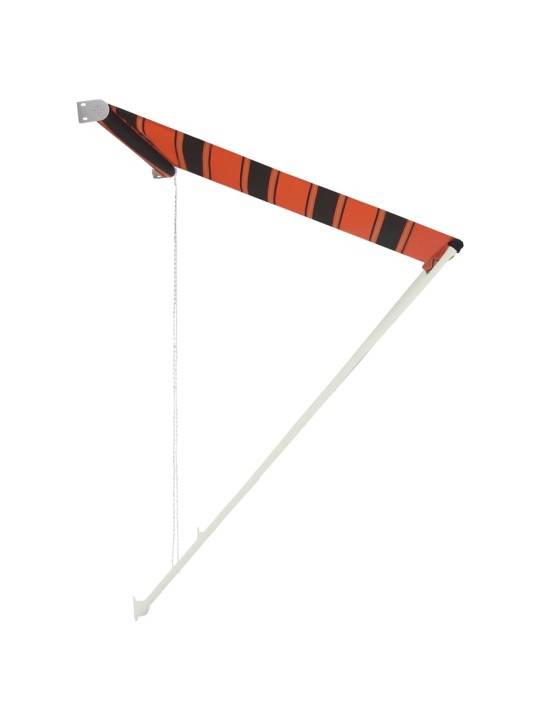 Zatahovací markýza 250 x 150 cm oranžovo-hnědá