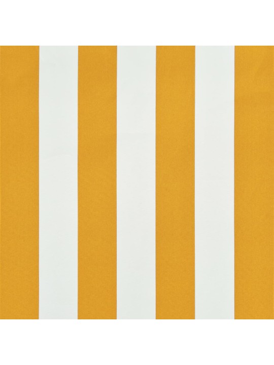 Zatahovací markýza s LED světlem 250 x 150 cm žlutobílá