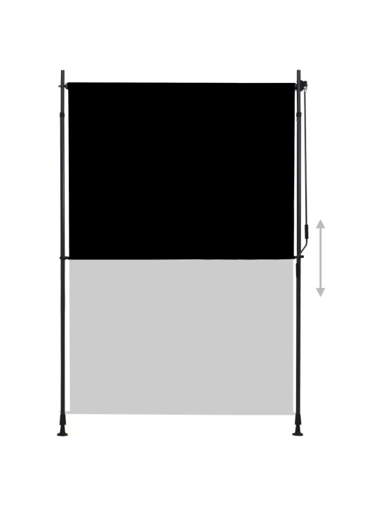 Venkovní roleta 150 x 270 cm antracitová