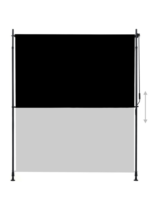 Venkovní roleta 200 x 270 cm antracitová